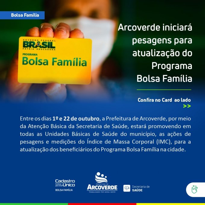 SEMASC convoca beneficiários do Bolsa família para recadastramento – Portal  de União